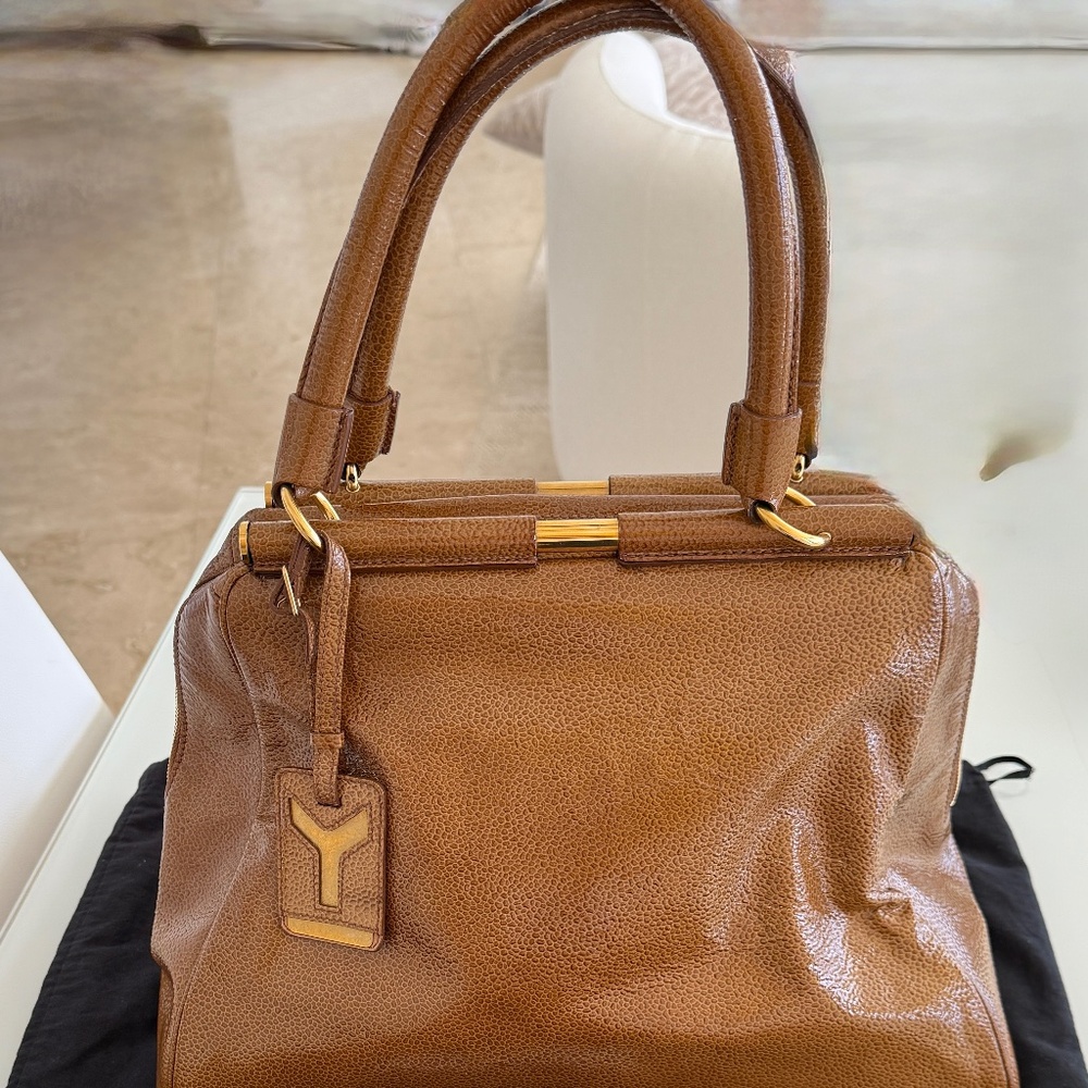 Vintage YSL Brown Bag